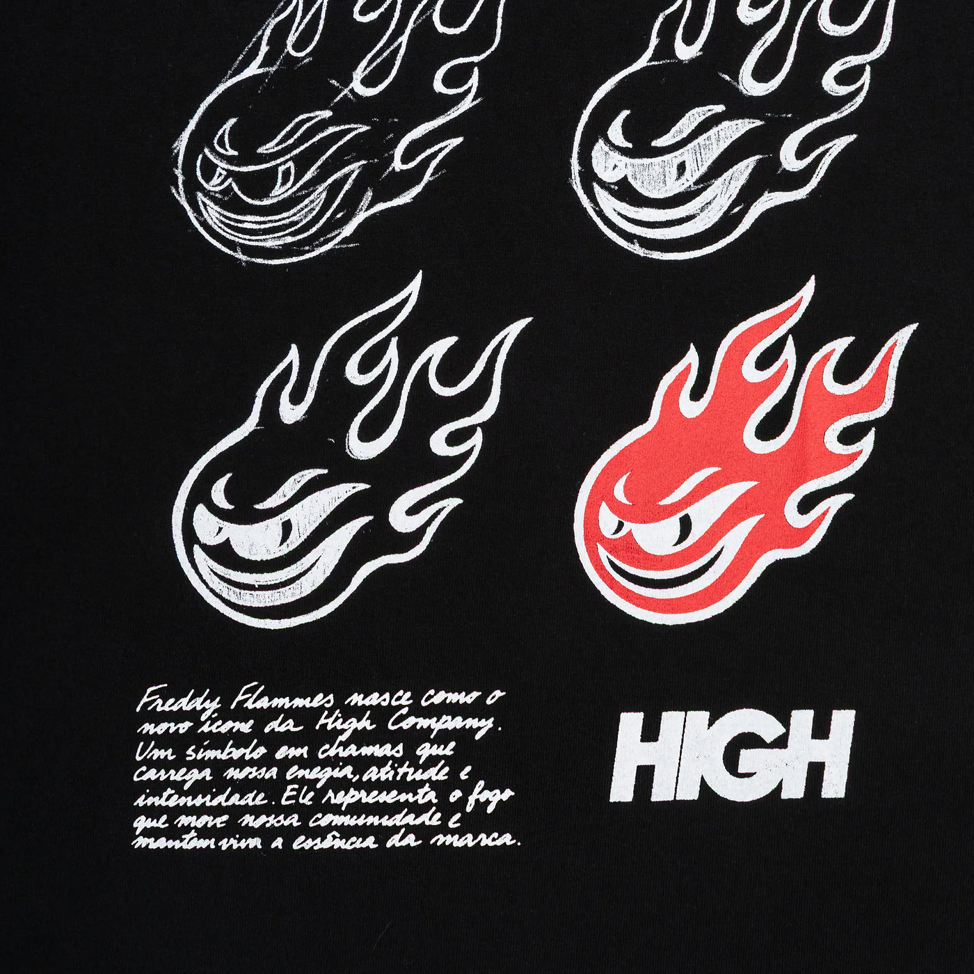 Freddy Sketch Tee Black