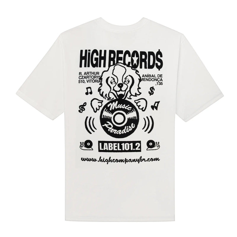 Records Tee White