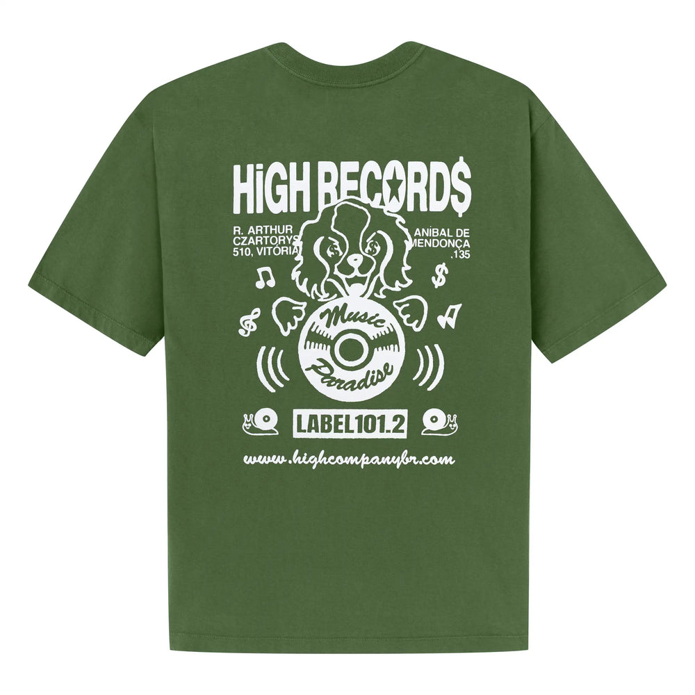 Records Tee Green