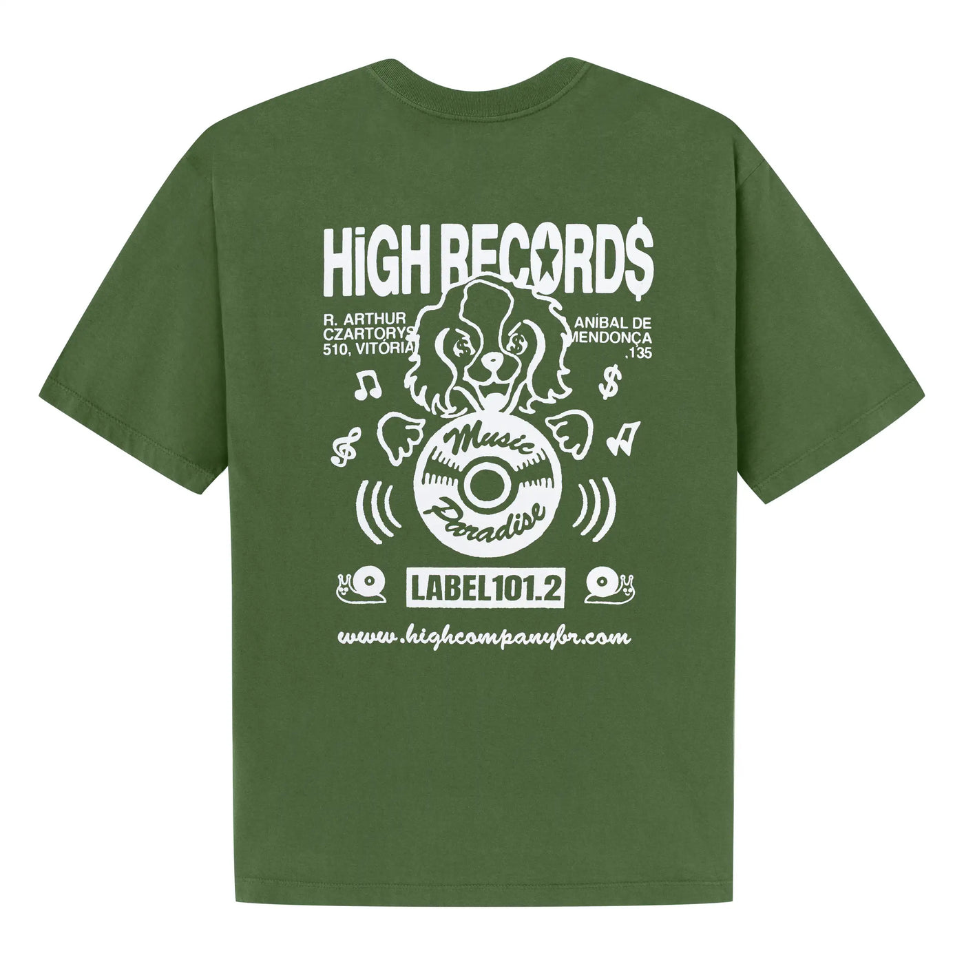 Records Tee Green