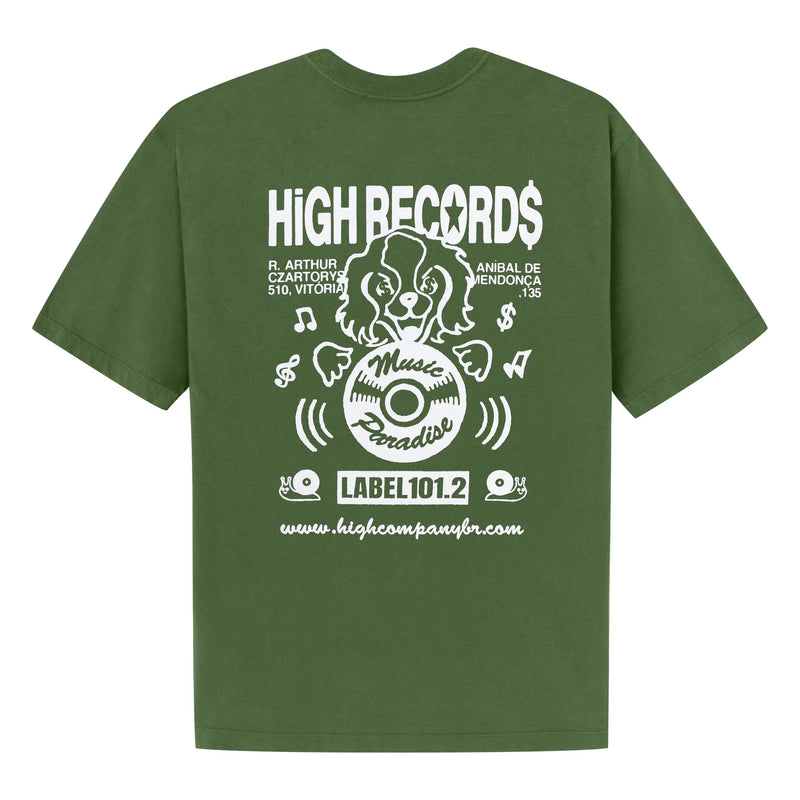 Records Tee Green