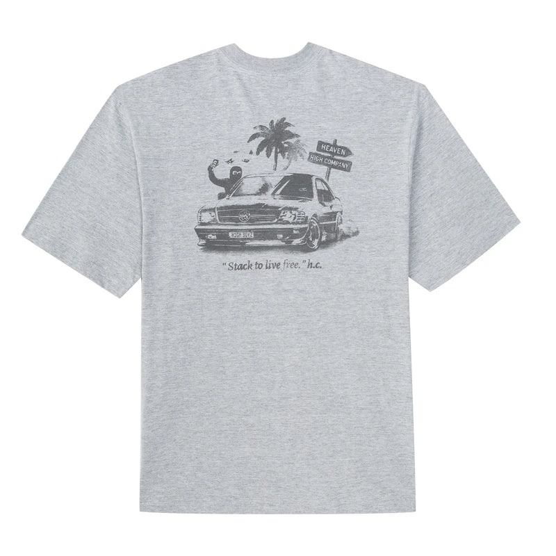 Cash Rules Tee Heather Grey