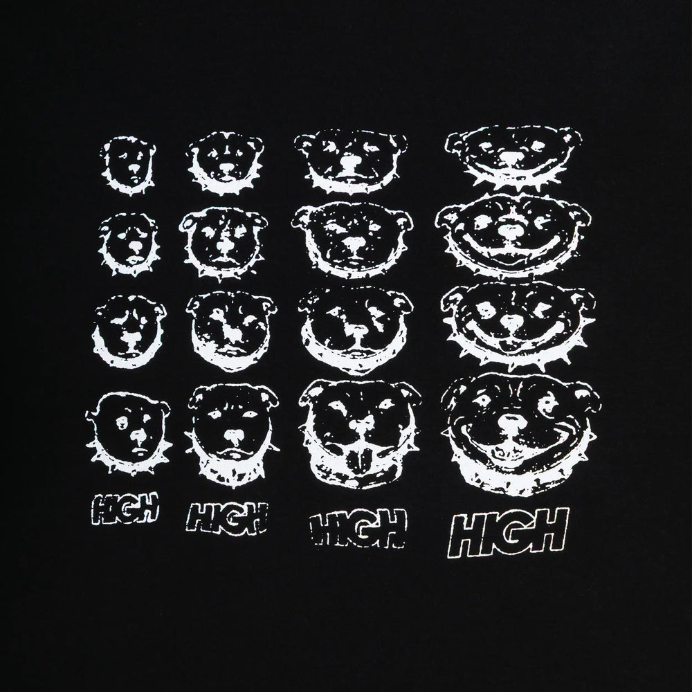 Puppy Grid Tee Black