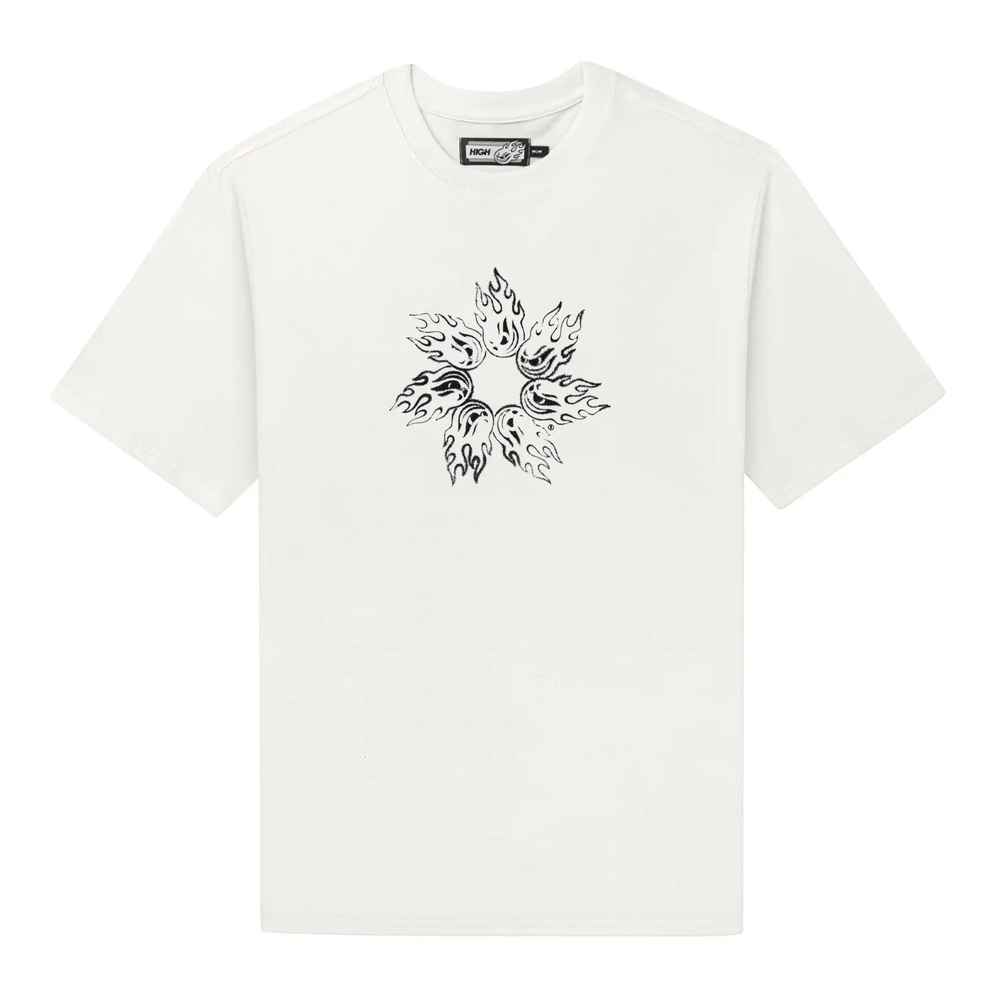 Tee Flame Spin White