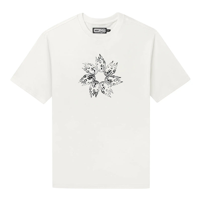 Tee Flame Spin White