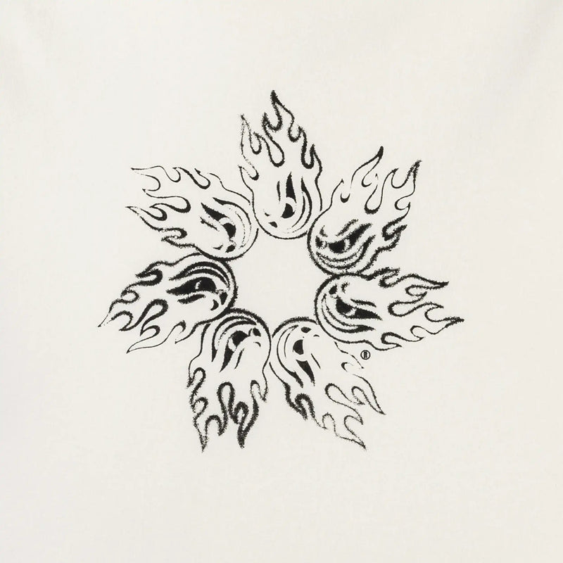 Tee Flame Spin White
