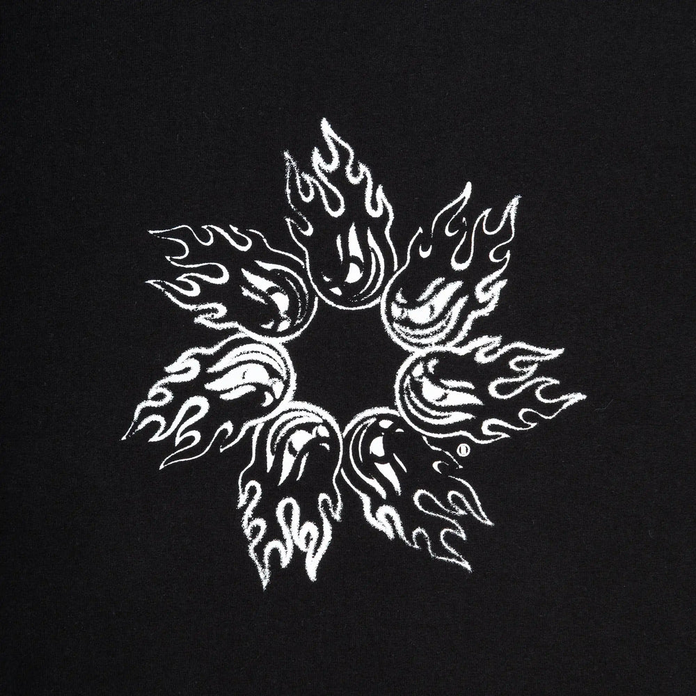 Tee Flame Spin Black