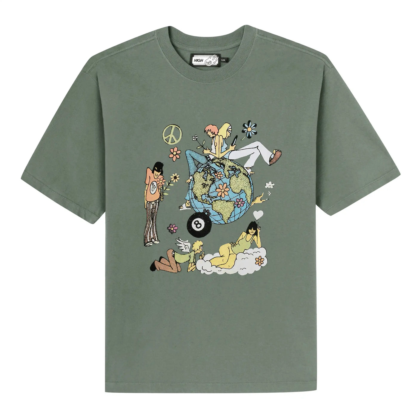 Tee Flower World Sage