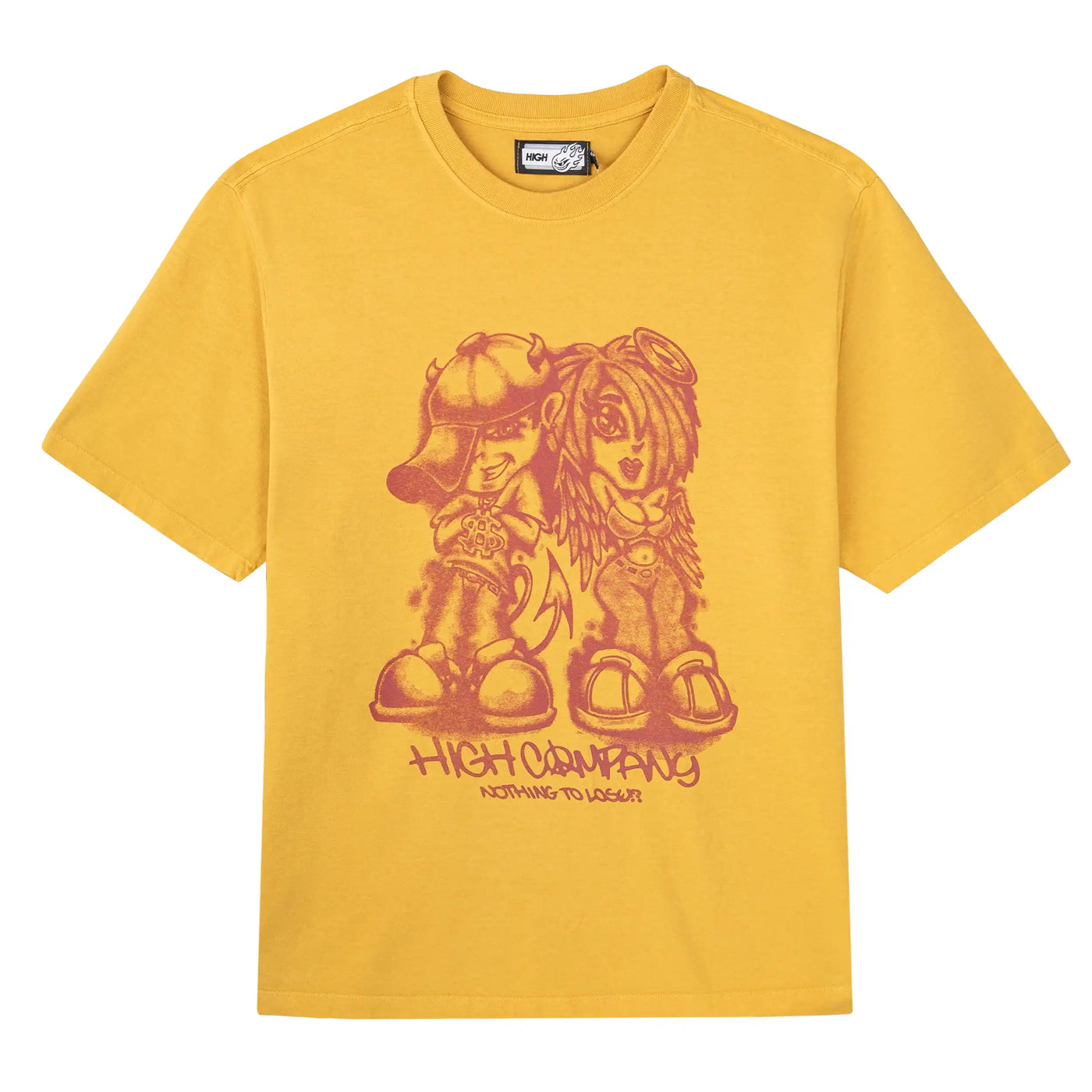 Tee Airbrush Yellow