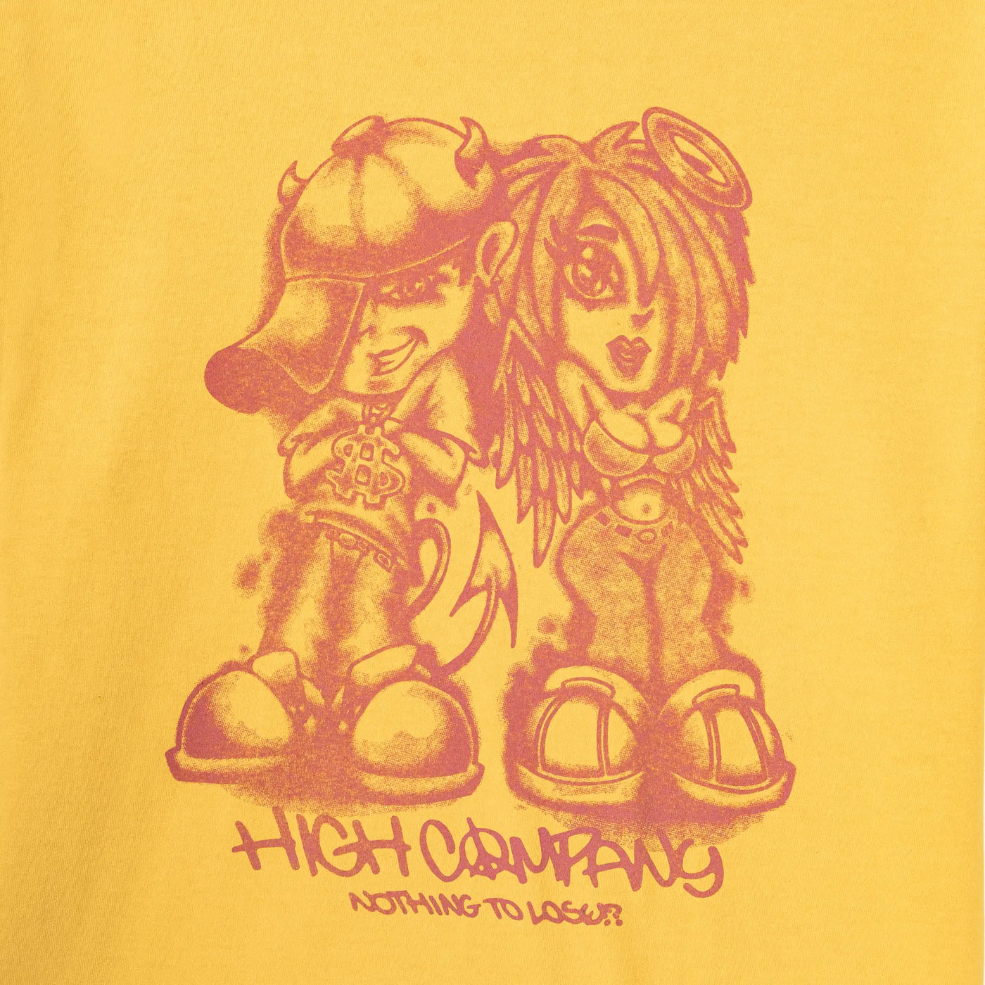 Tee Airbrush Yellow