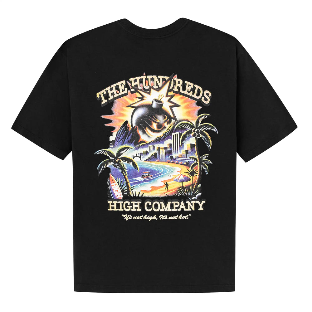 Adam Bomb Beach Tee Washed Black
