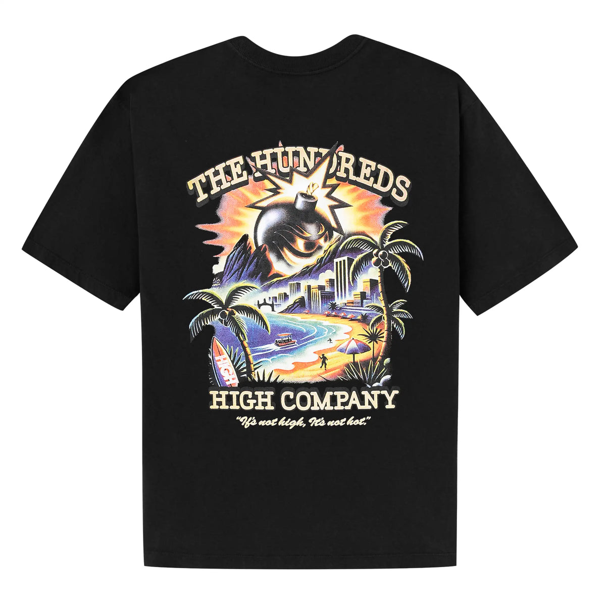 Adam Bomb Beach Tee Washed Black