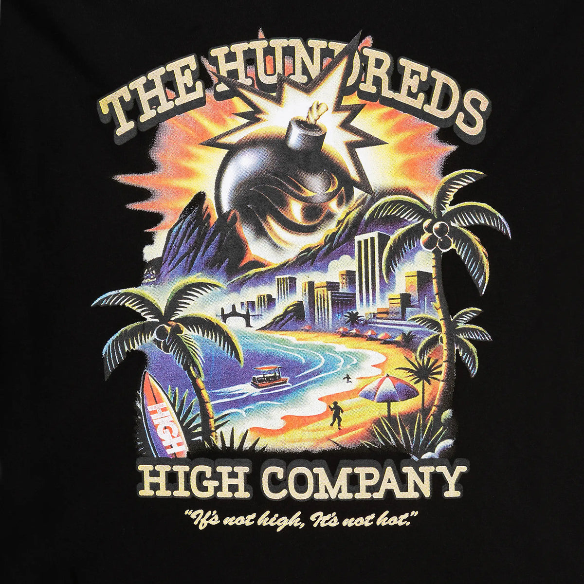Adam Bomb Beach Tee Washed Black