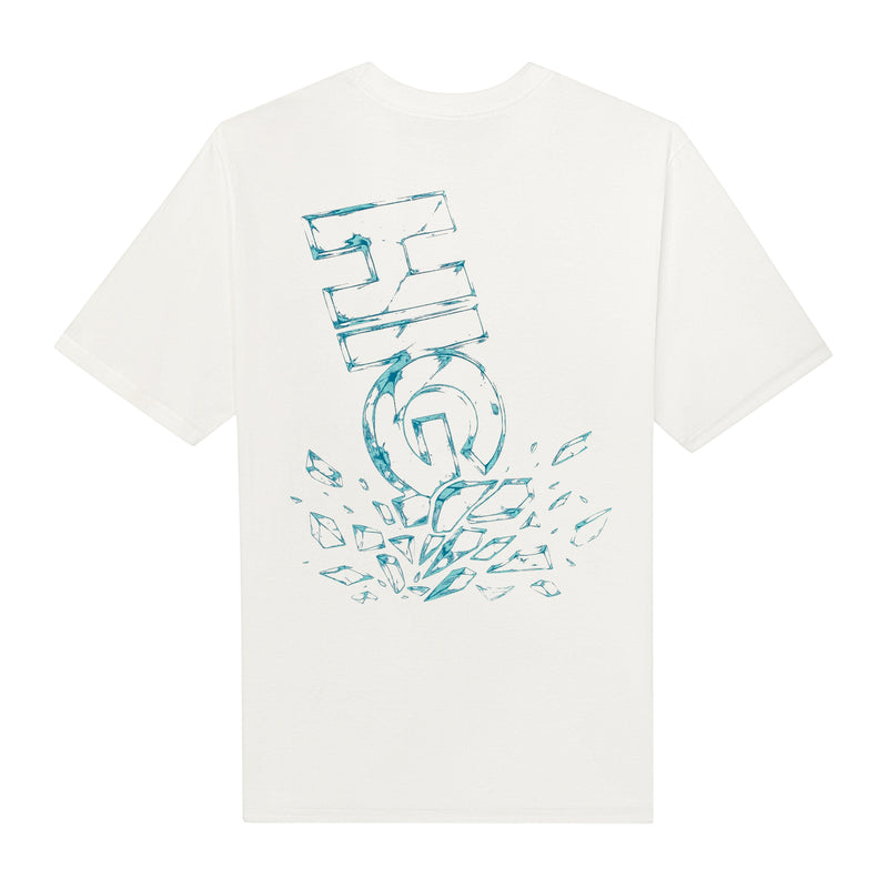 Tee Broken Glass White