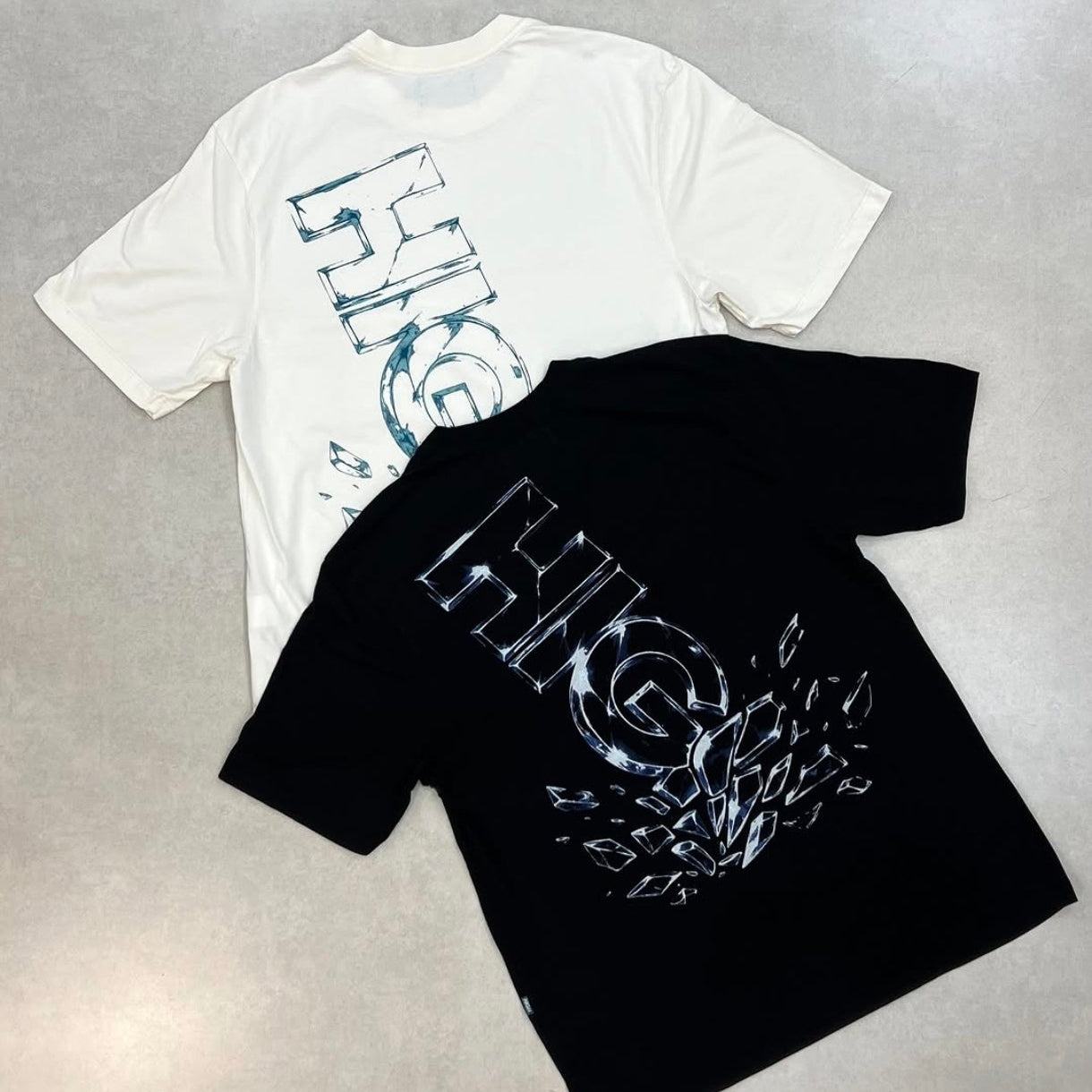 Tee Broken Glass Black