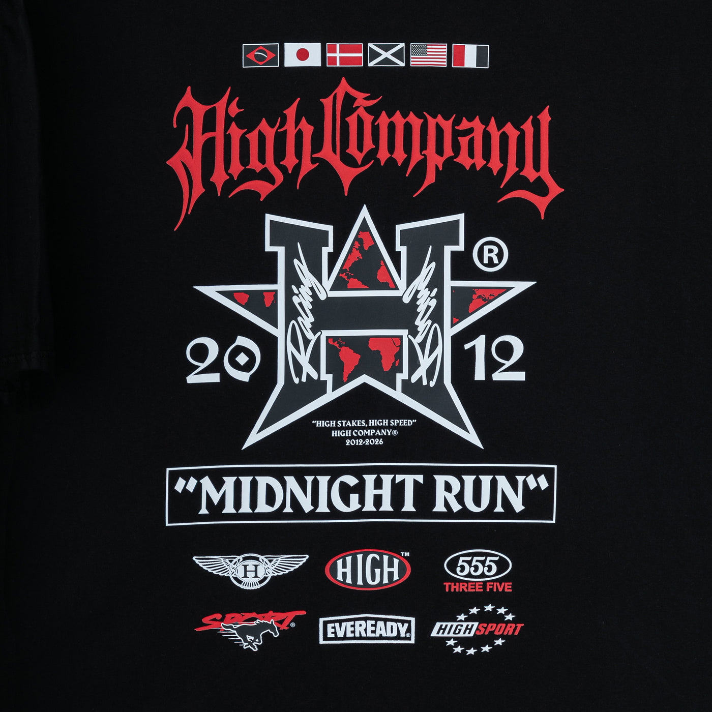 Tee Midnight Run Black