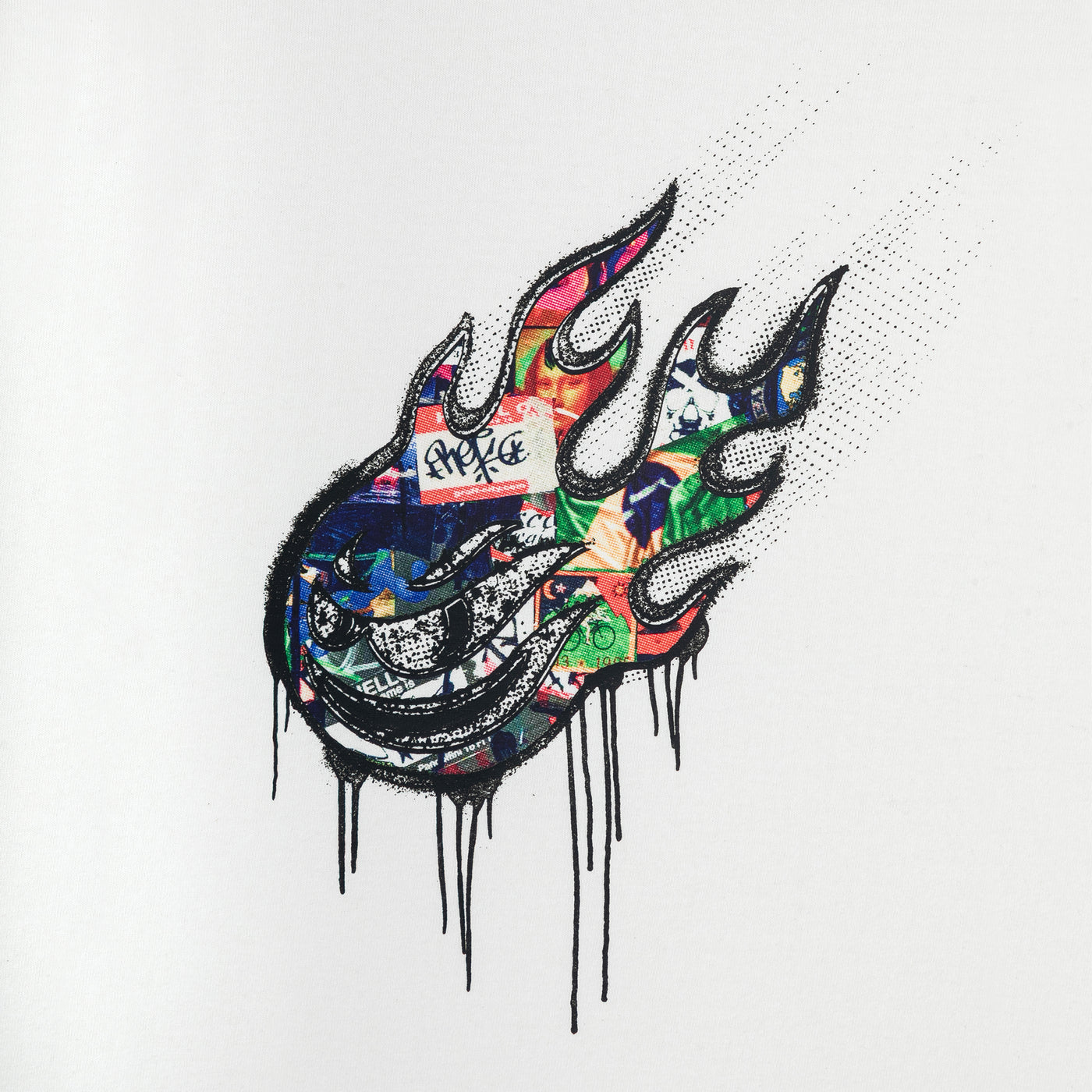 Tee Melted Freddy White