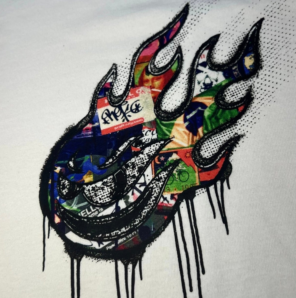 Tee Melted Freddy White