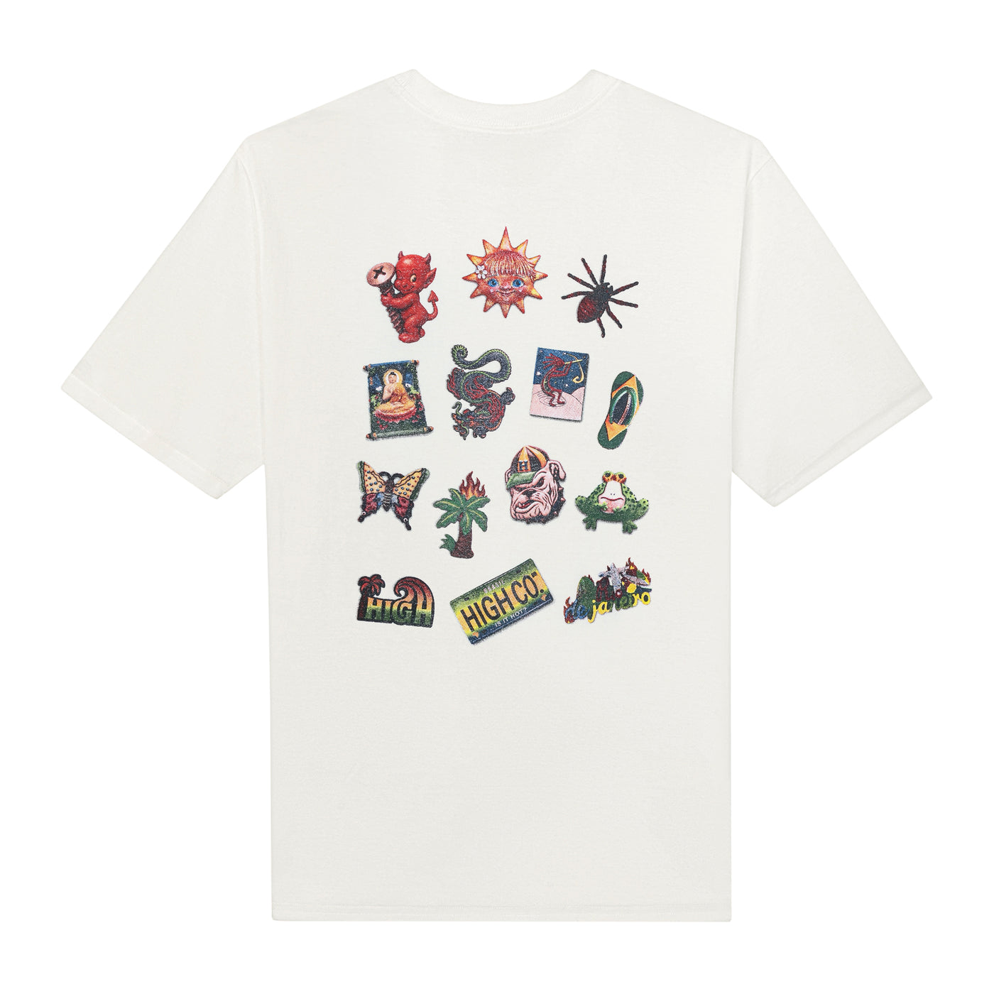 Tee High Magnets White