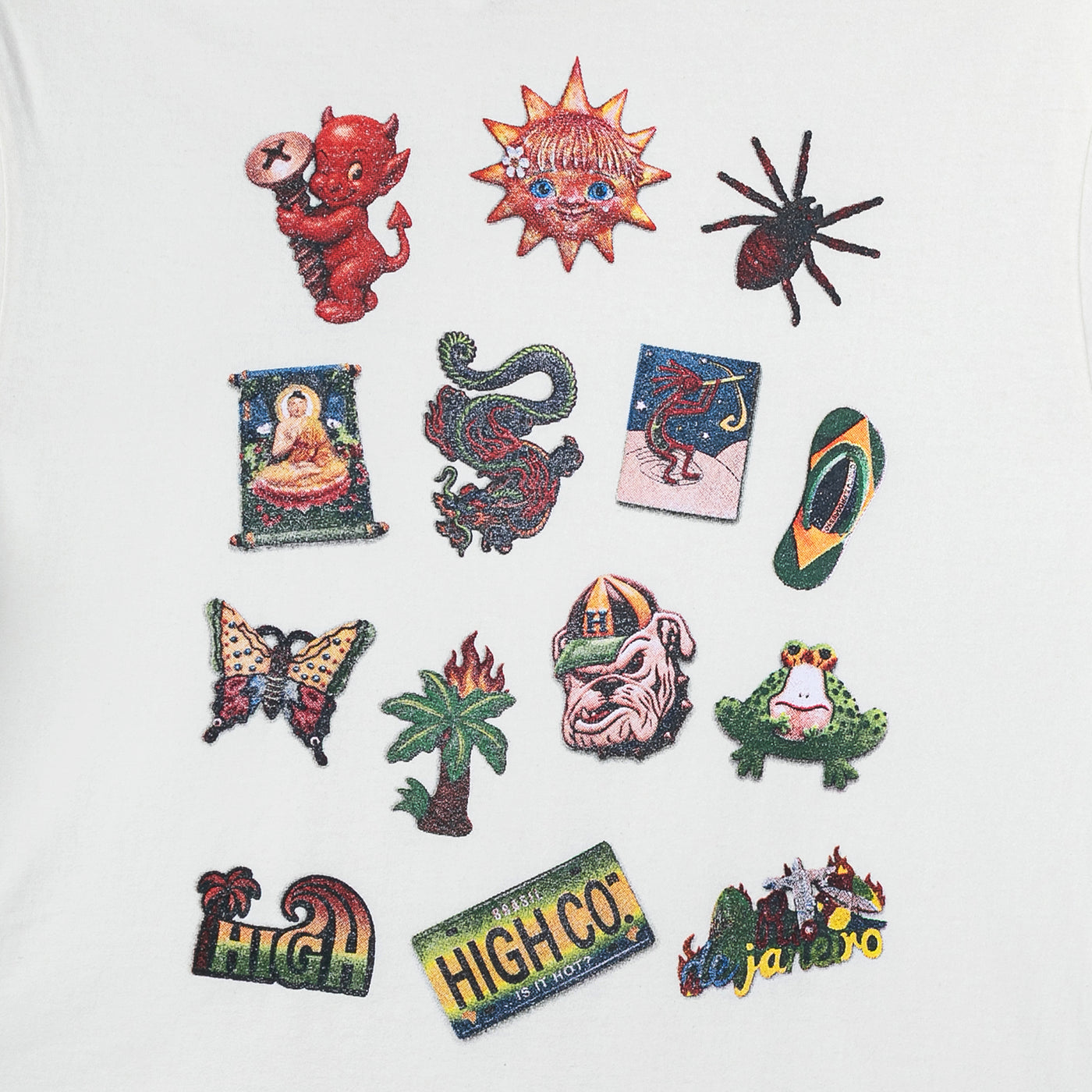 Tee High Magnets White