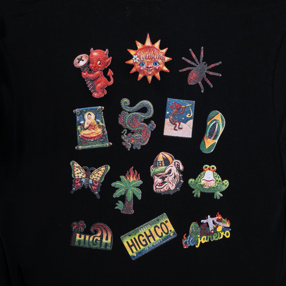 Tee High Magnets Black