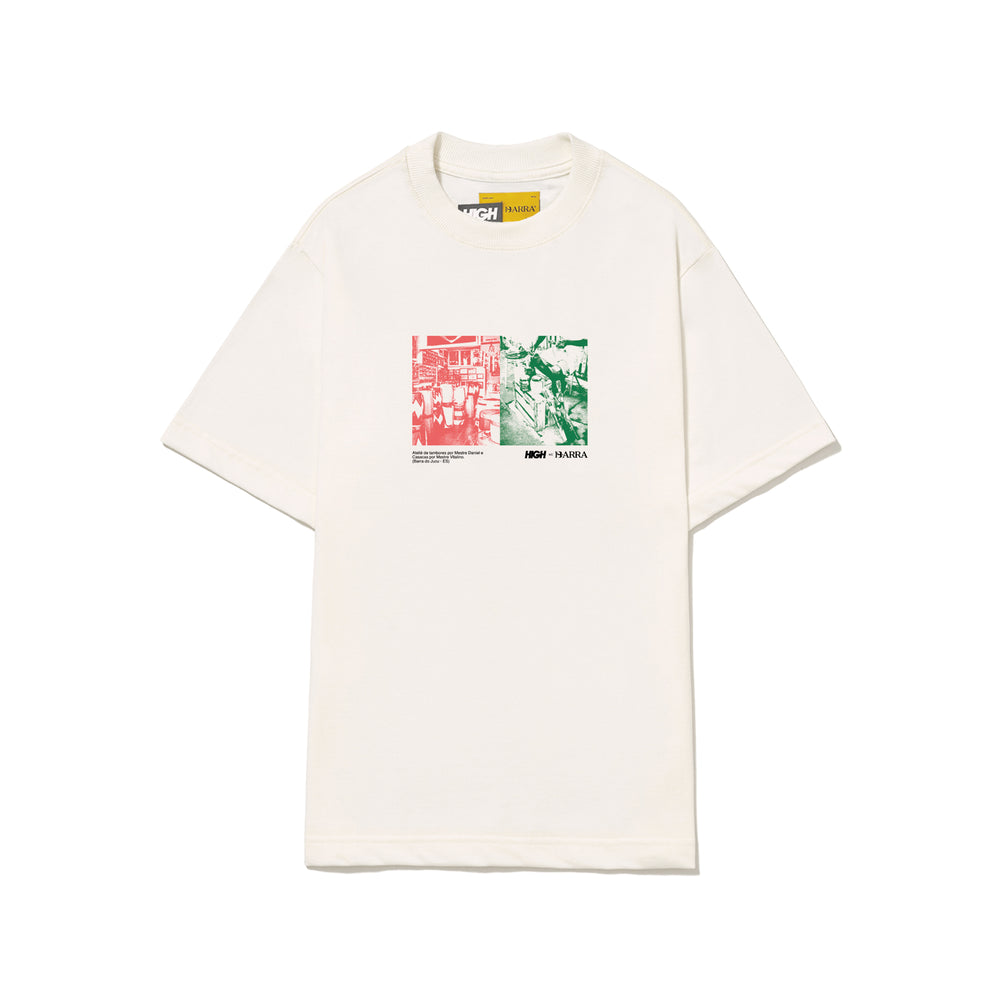 Camiseta "Ateliê" Off White - HIGH a/c BARRA
