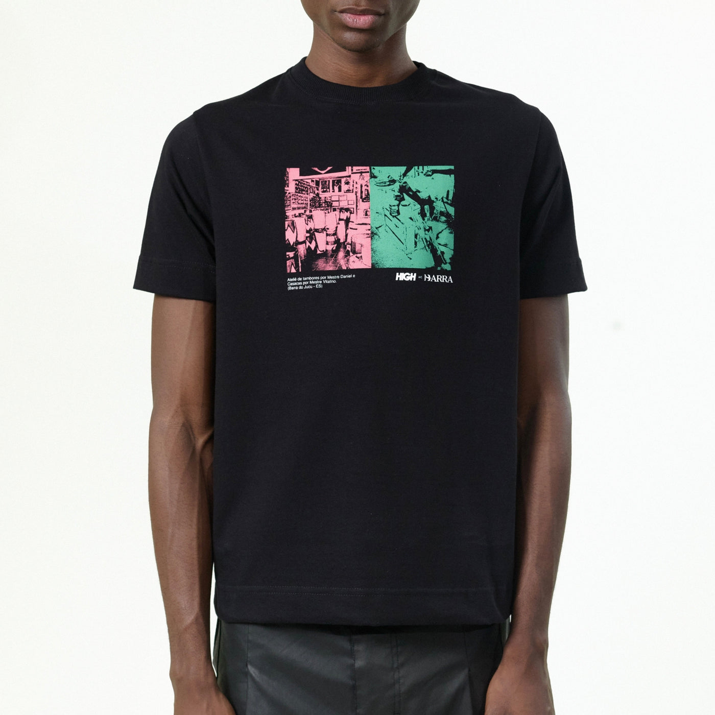 Camiseta "Ateliê" Preta - HIGH a/c BARRA