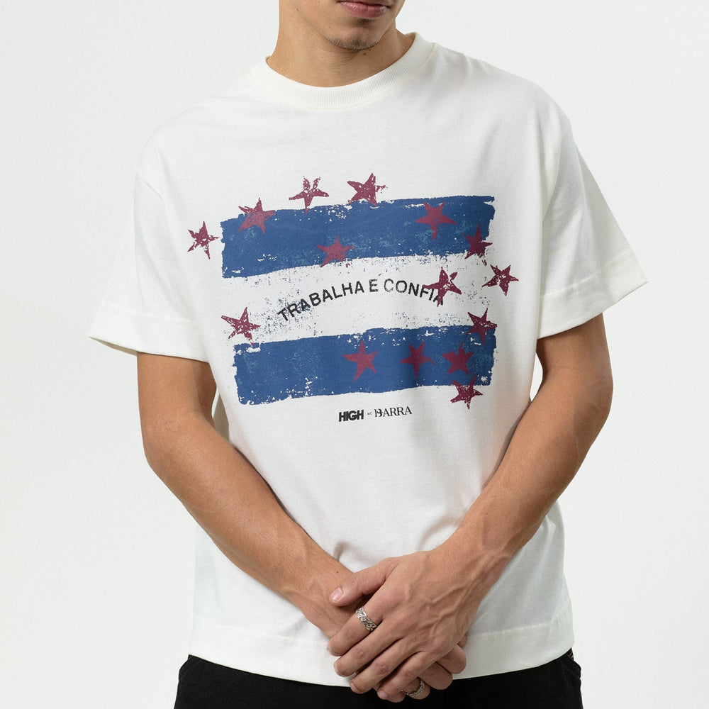 Camiseta "Espírito Santo" Off White - HIGH a/c BARRA