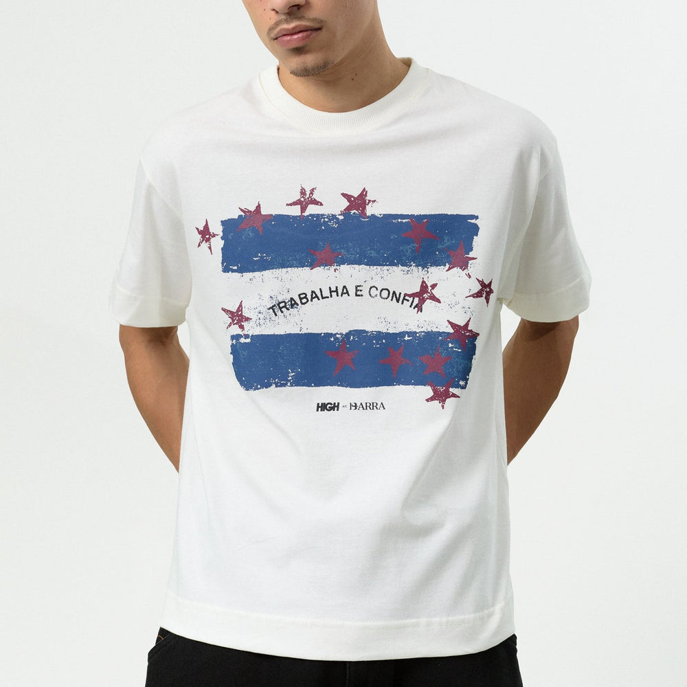 Camiseta "Espírito Santo" Off White - HIGH a/c BARRA