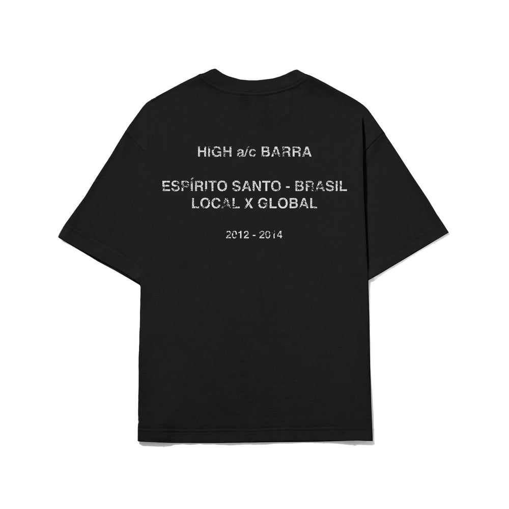 Camiseta "Espírito Santo" Preta - HIGH a/c BARRA