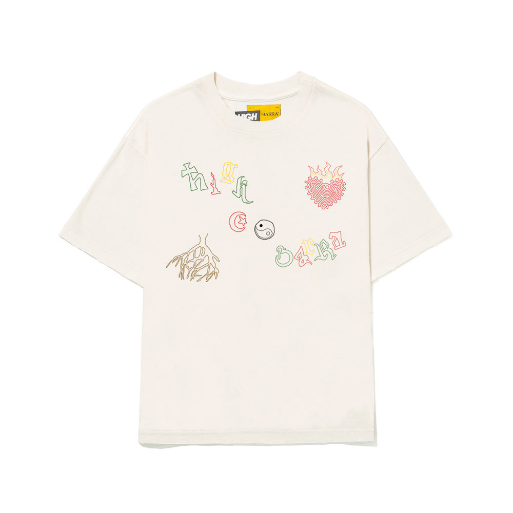 Camiseta "Iconografia" Off White - HIGH a/c BARRA