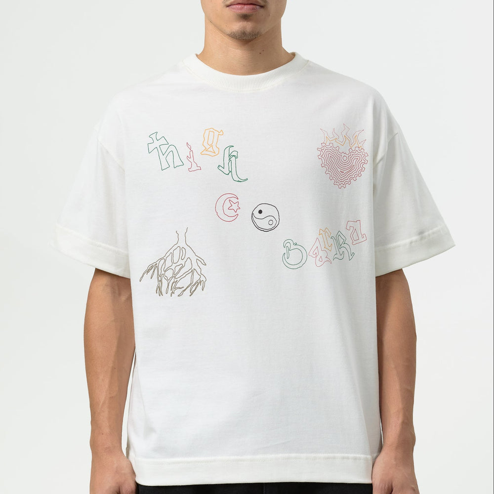 Camiseta "Iconografia" Off White - HIGH a/c BARRA