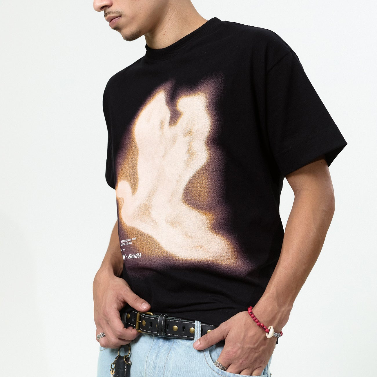 Camiseta "Ahlma Espectro Remix" Preta- HIGH a/c BARRA