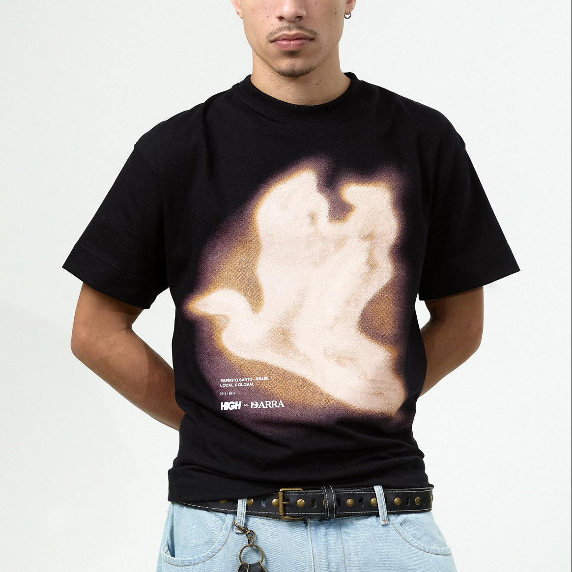 Camiseta "Ahlma Espectro Remix" Preta- HIGH a/c BARRA