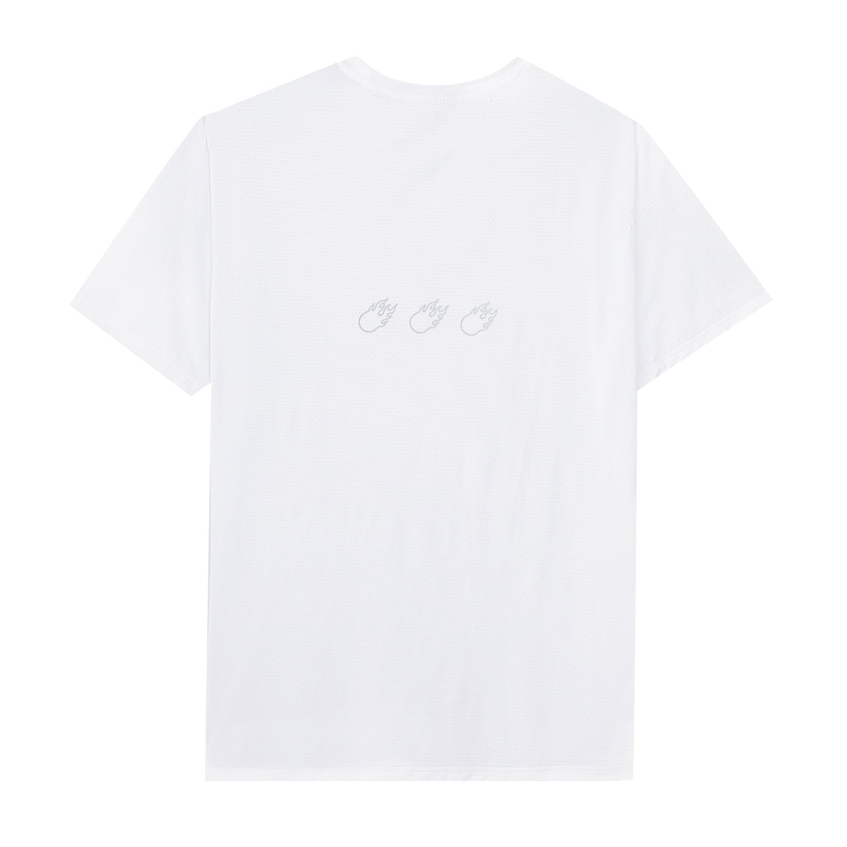 Reflective Dry Fit Tee White