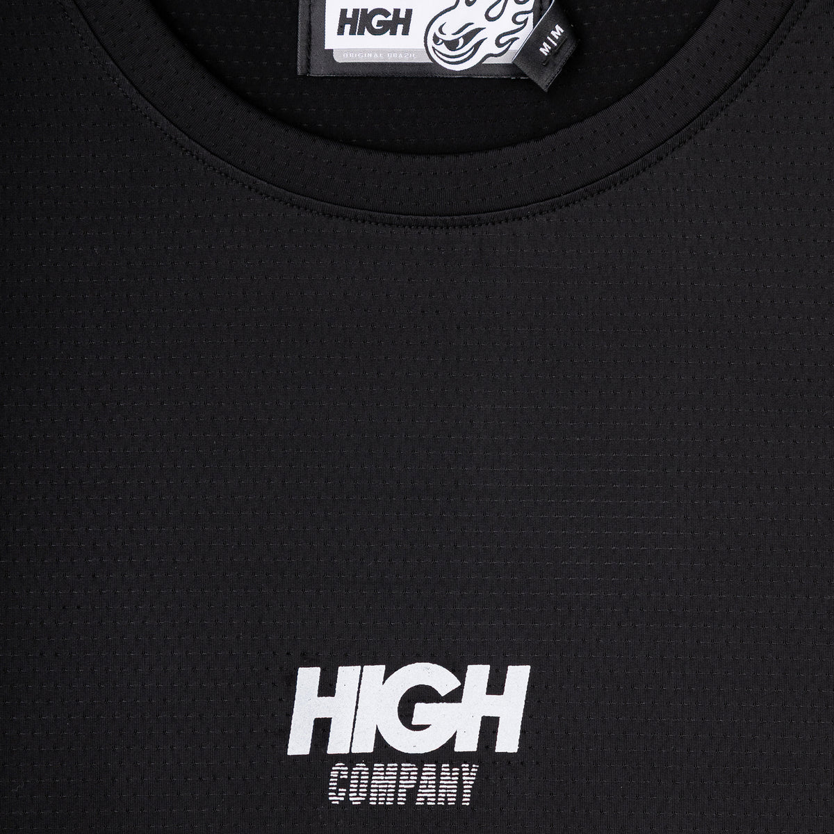 Reflective Dry Fit Tee Black