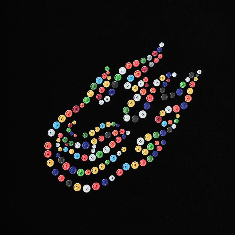Buttons Tee Black
