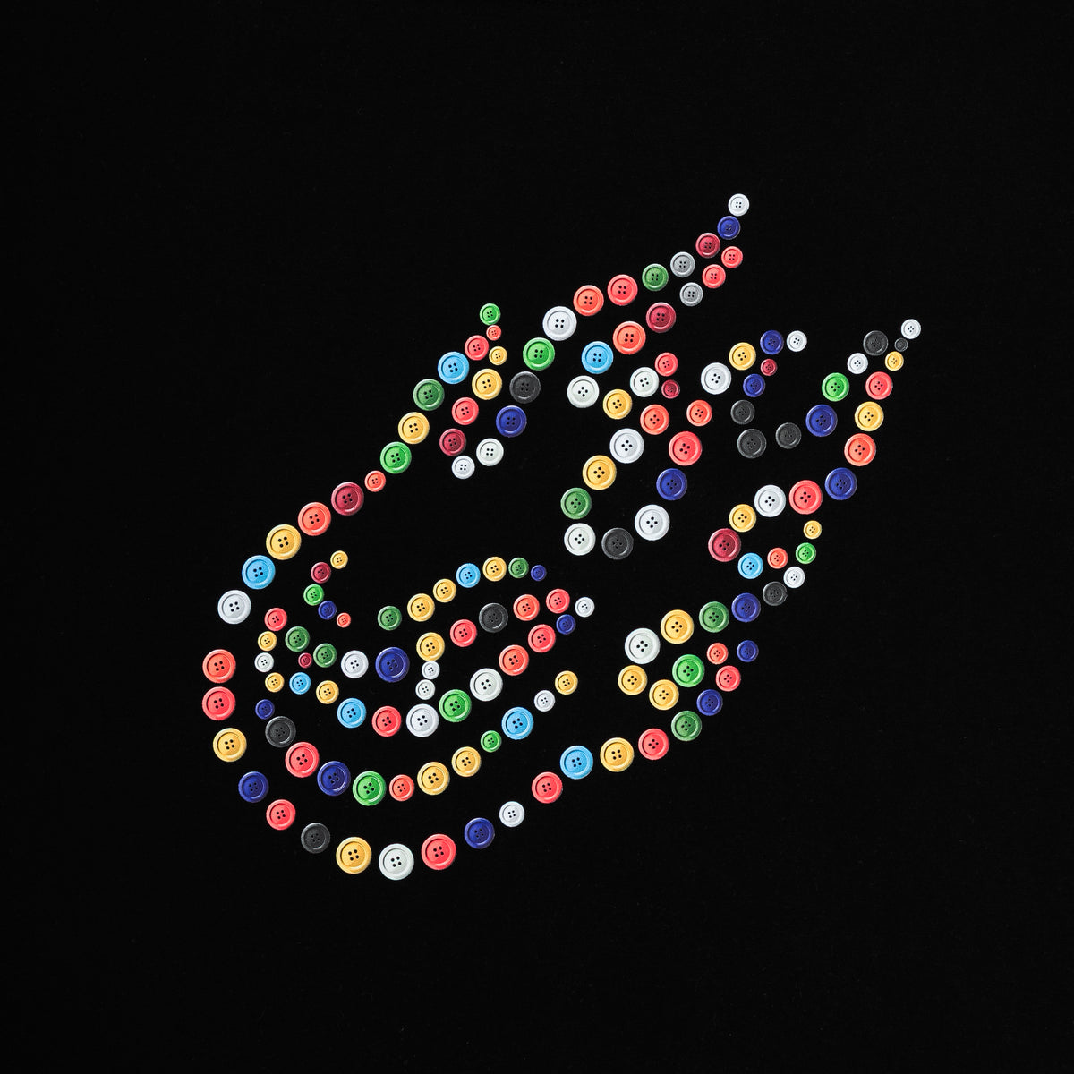 Buttons Tee Black