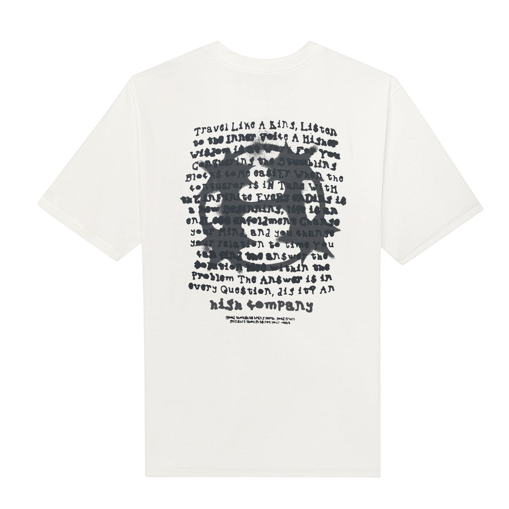 Stencil Tee White