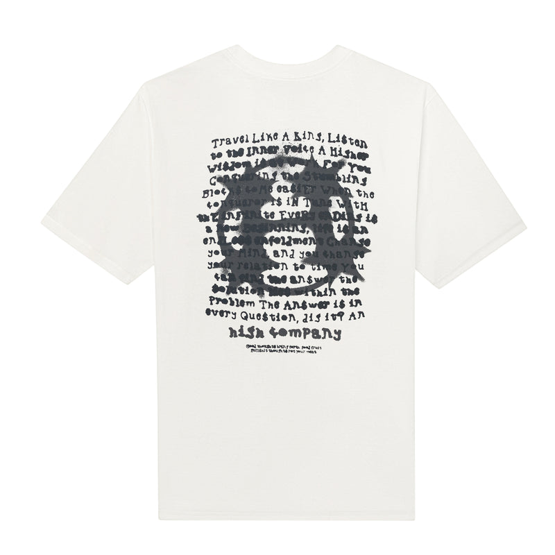 Stencil Tee White