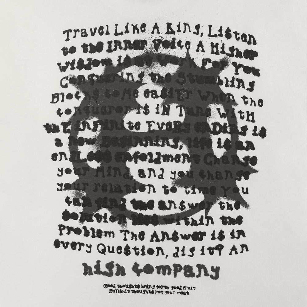Stencil Tee White