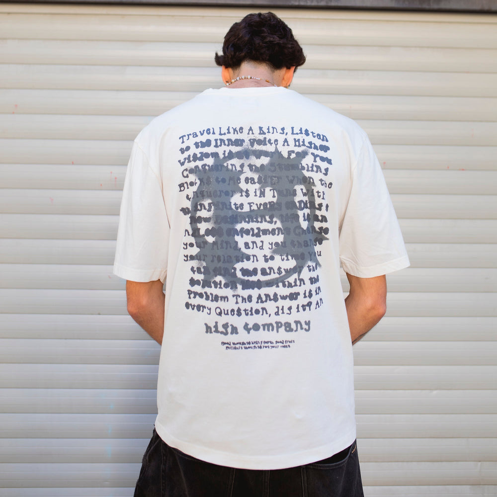 Stencil Tee White
