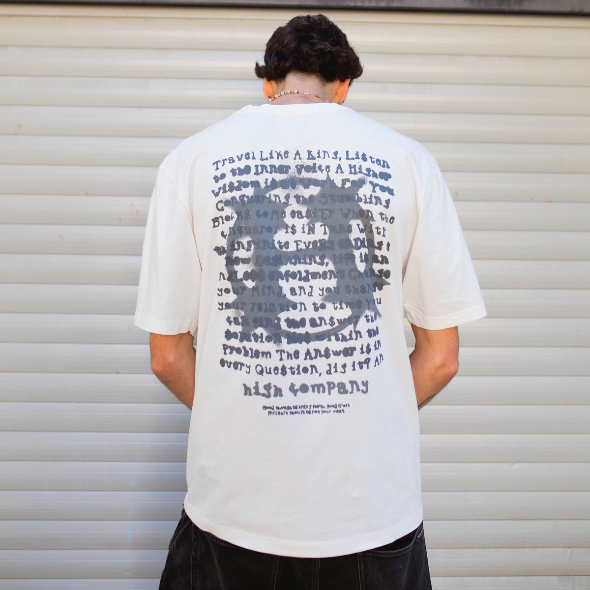 Stencil Tee White