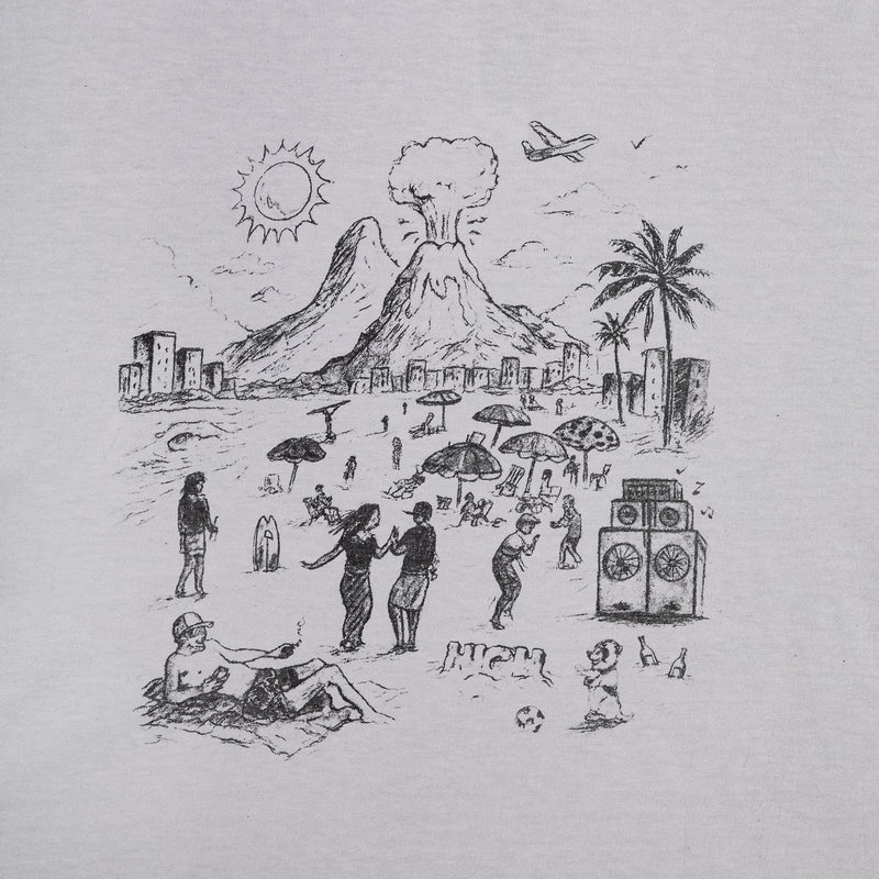 High Tide Tee Washed Grey