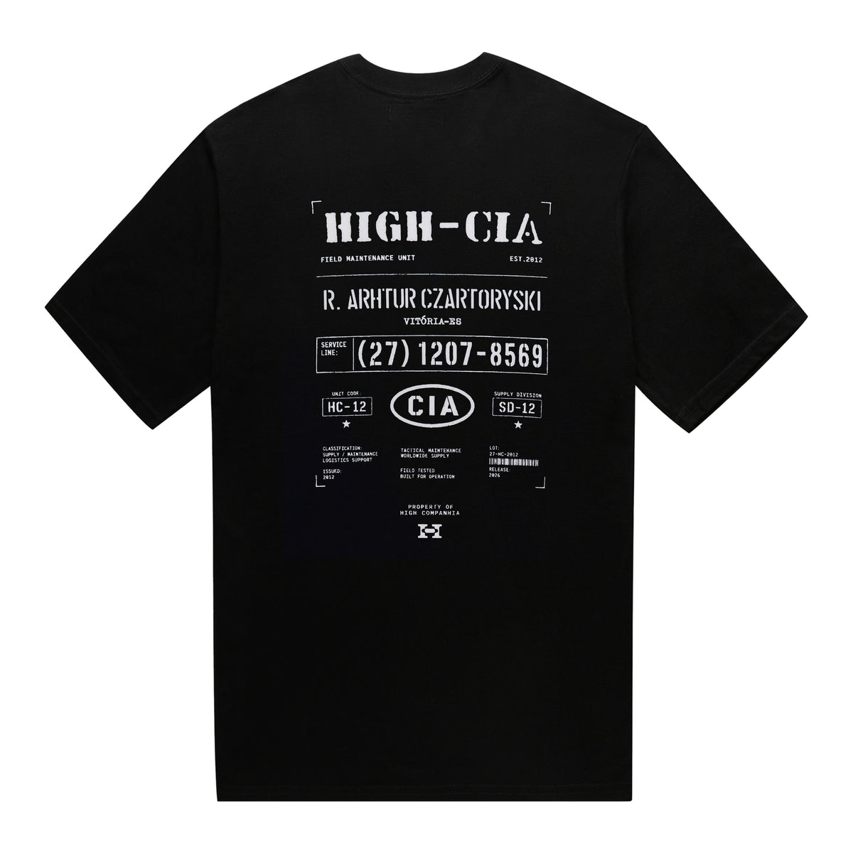 Camiseta Supply Vix Preta