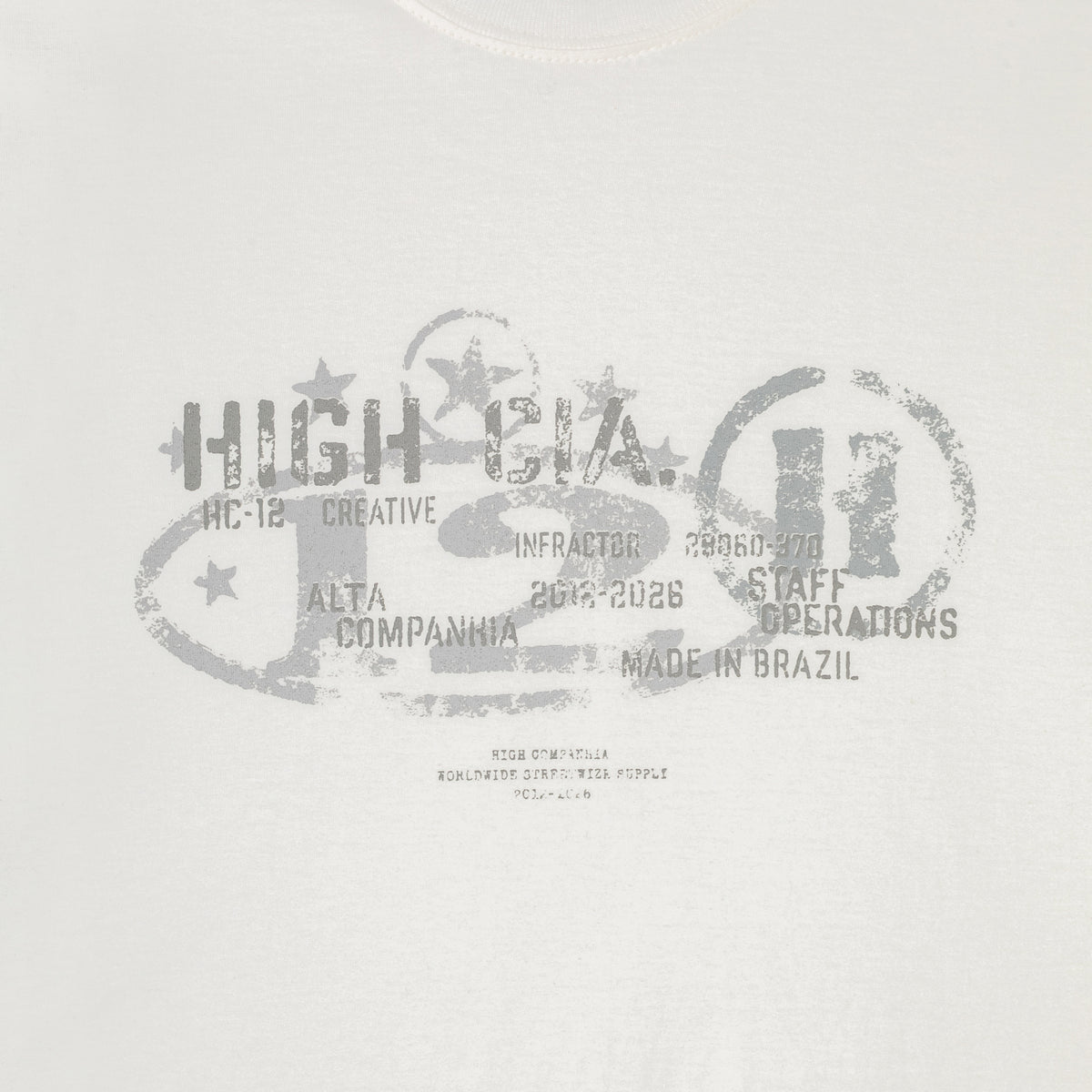 Camiseta Selo Branca
