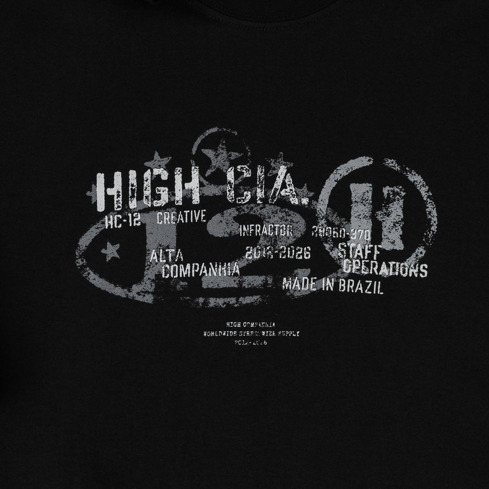Camiseta Selo Preta
