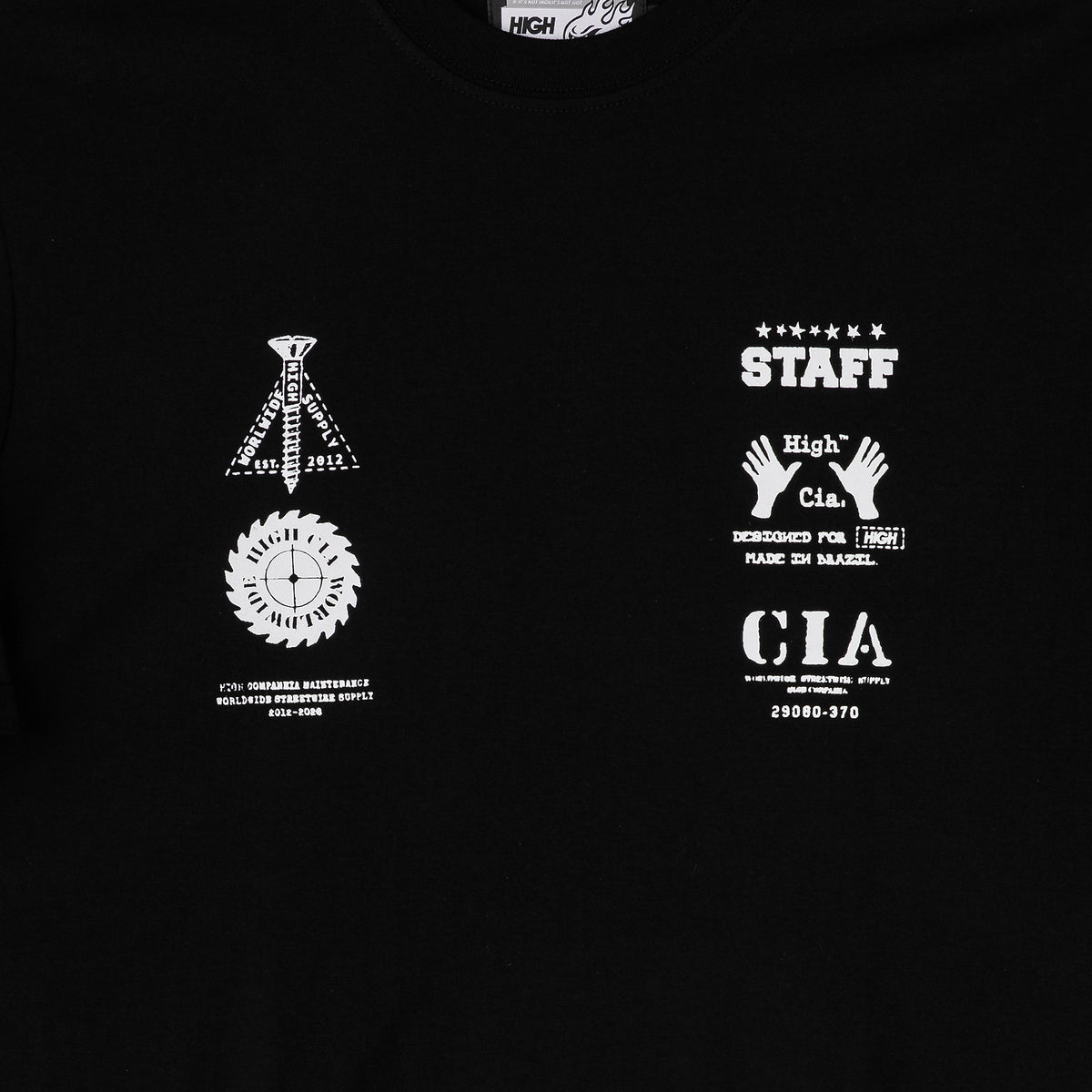 Camiseta Staff Preta