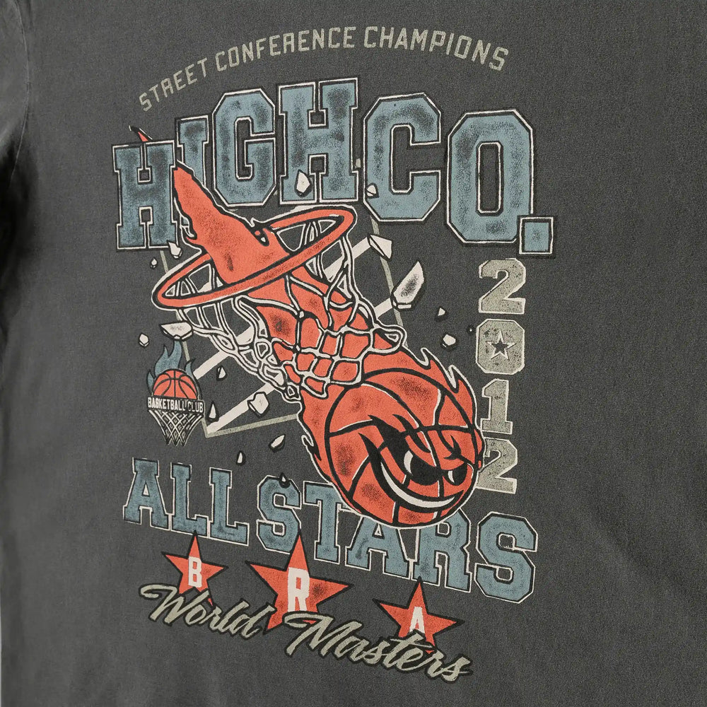 Tee Basketball Stoned Black
