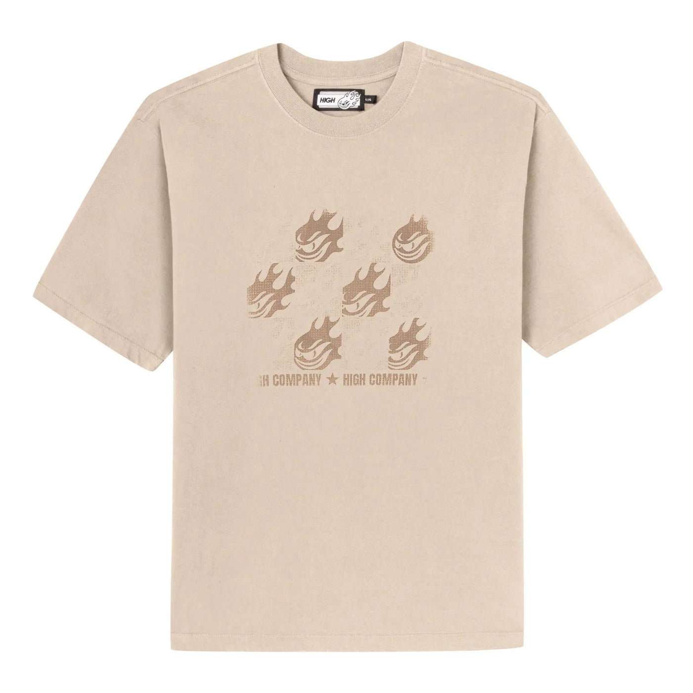 Tee Freddy Flames Stoned Beige